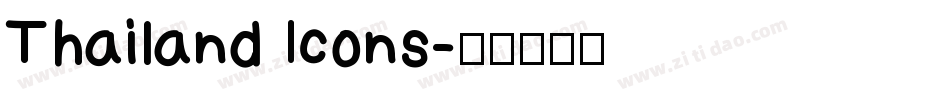 Thailand Icons字体转换
